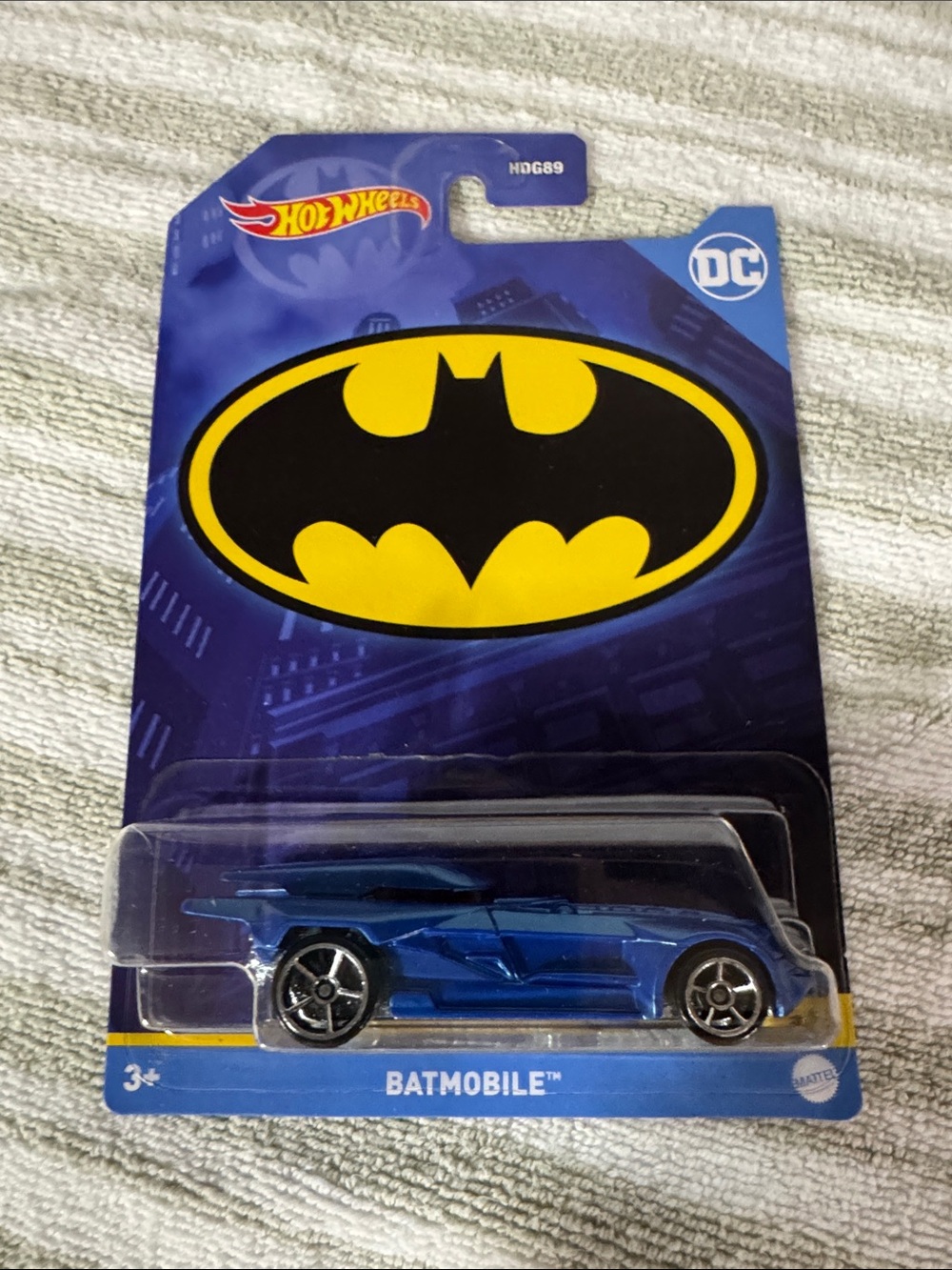 Mattel Hot Wheels Batmobile - Metallic Blue